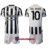 Virallinen Fanipaita + Shortsit Juventus Paulo Dybala 10 Kotipelipaita 2021-22 - Lasten